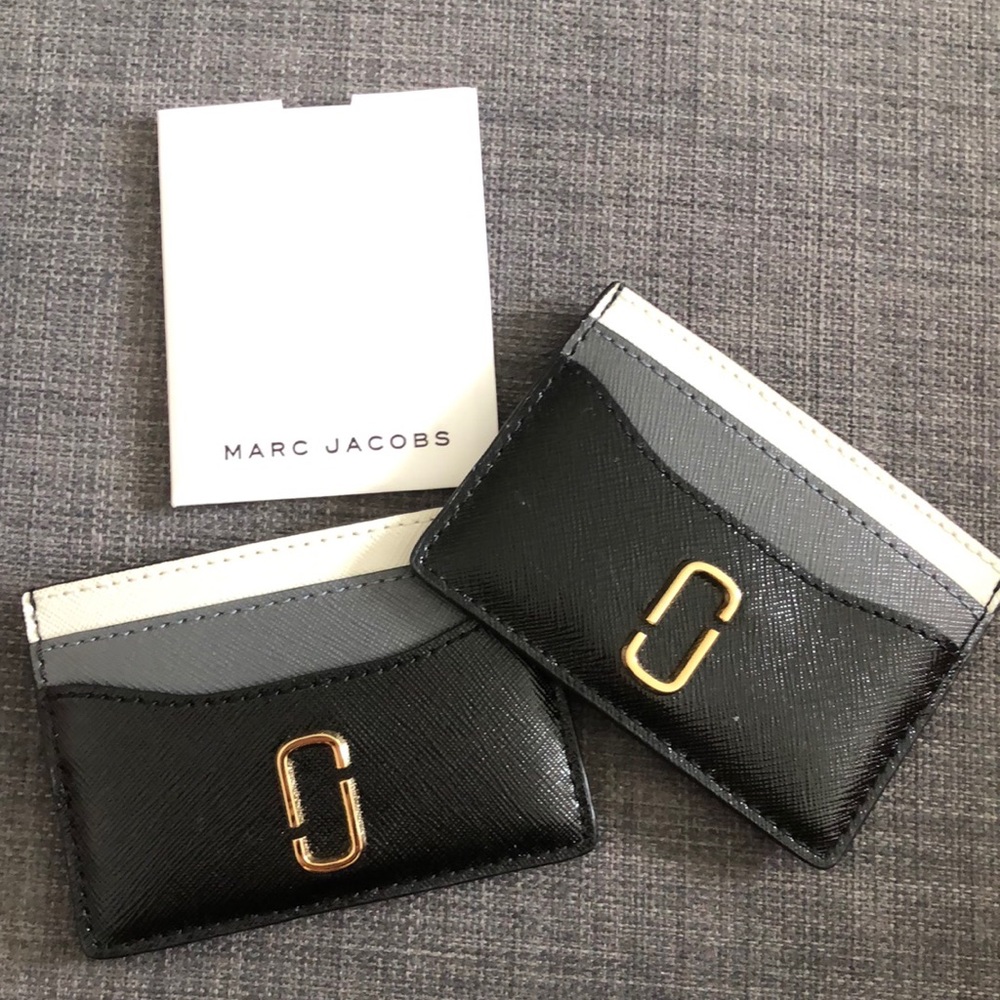 Marc Jacobs Snapshot Logo Black Cardholder